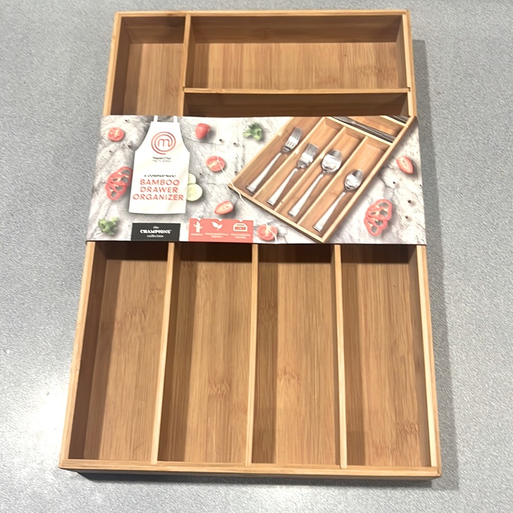 Bamboo Drawer Organizer
